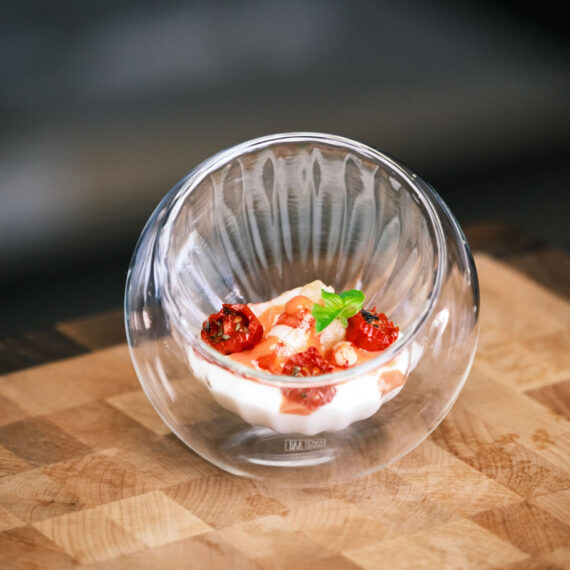 3 Caprese di gambero finger - Valentina Tagliente Chef a Domicilio